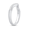 Thumbnail Image 1 of Diamond Contour Enhancer Ring 1/4 ct tw Round-cut Platinum