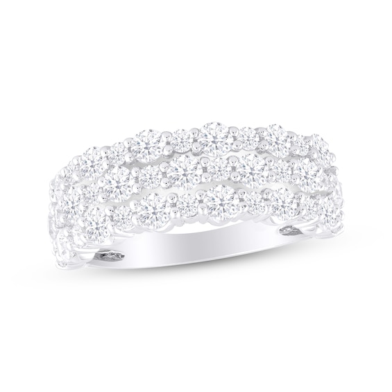 KAY Lab-Grown Diamonds Ring 2 ct tw Round-cut 14K White Gold