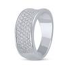 Thumbnail Image 1 of Diamond Five-Row Pave Ring 1 ct tw Platinum