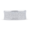 Thumbnail Image 2 of Diamond Five-Row Pave Ring 1 ct tw Platinum