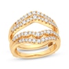 Thumbnail Image 1 of Diamond Double Row Enhancer Ring 5/8 ct tw Round-cut 14K Yellow Gold