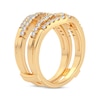 Thumbnail Image 2 of Diamond Double Row Enhancer Ring 5/8 ct tw Round-cut 14K Yellow Gold
