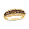 Thumbnail Image 0 of Le Vian Chocolate Diamond Scalloped Ring 7/8 ct tw 14K Honey Gold