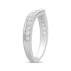 Thumbnail Image 2 of Adore Diamond Milgrain Contour Band 3/8 ct tw 14K White Gold