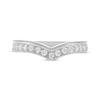 Thumbnail Image 3 of Adore Diamond Milgrain Contour Band 3/8 ct tw 14K White Gold