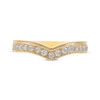 Thumbnail Image 3 of Adore Diamond Milgrain Contour Band 3/8 ct tw 14K Yellow Gold