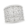Thumbnail Image 1 of Diamond Multi-Row Ring 3-7/8 ct tw 14K White Gold