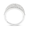 Thumbnail Image 2 of Diamond Multi-Row Ring 3-7/8 ct tw 14K White Gold