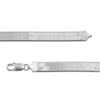 Thumbnail Image 3 of Diamond-Cut Herringbone Chain Necklace 9mm Solid Sterling Silver 20"