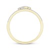 Thumbnail Image 3 of Diamond Infinity Split Ring 1/6 ct tw 10K Yellow Gold