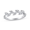 Thumbnail Image 1 of Adore Diamond Leaves Contour Ring 1/4 ct tw 14K White Gold