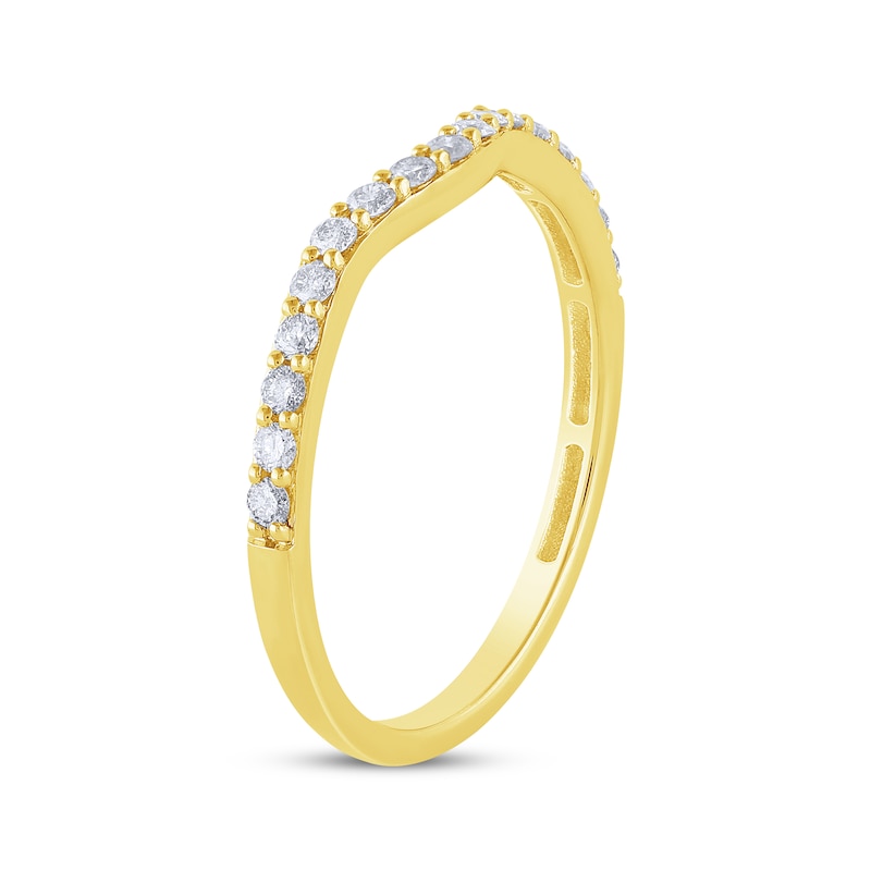 Main Image 2 of Adore Diamond Contour Ring 1/4 ct tw 14K Yellow Gold