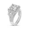 Thumbnail Image 2 of THE LEO Legacy Lab-Grown Diamond Princess-Cut Halo Bridal Set 5 ct tw 14K White Gold