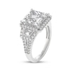Thumbnail Image 2 of THE LEO Legacy Lab-Grown Diamond Princess-Cut Halo Engagement Ring 4-7/8 ct tw 14K White Gold