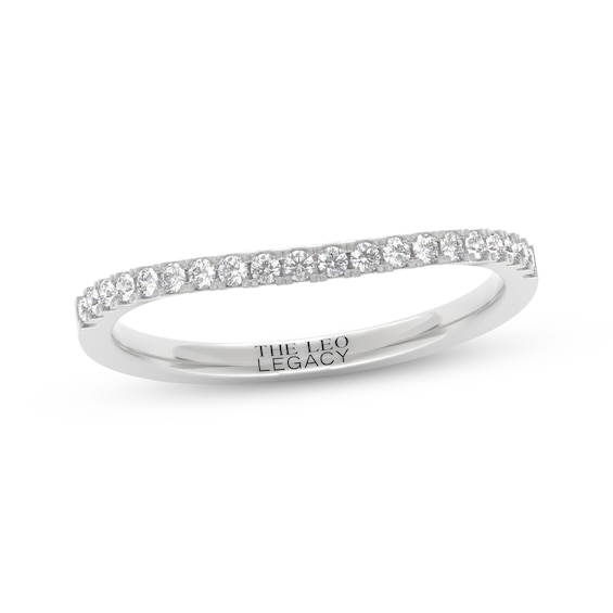 THE LEO Legacy Lab-Grown Diamond Wedding Band 1/5 ct tw 14K White Gold