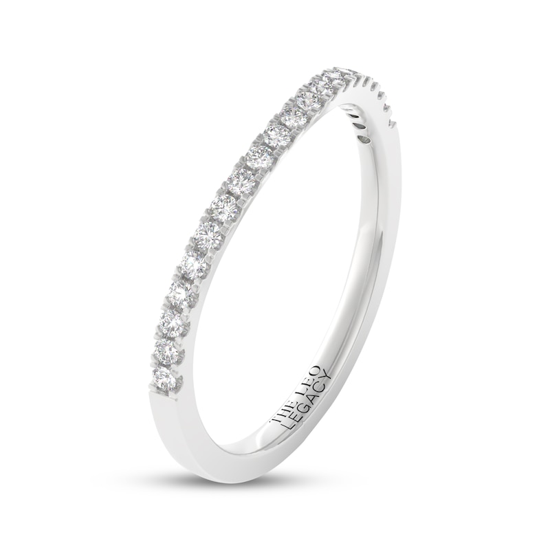 Main Image 2 of THE LEO Legacy Lab-Grown Diamond Wedding Band 1/5 ct tw 14K White Gold
