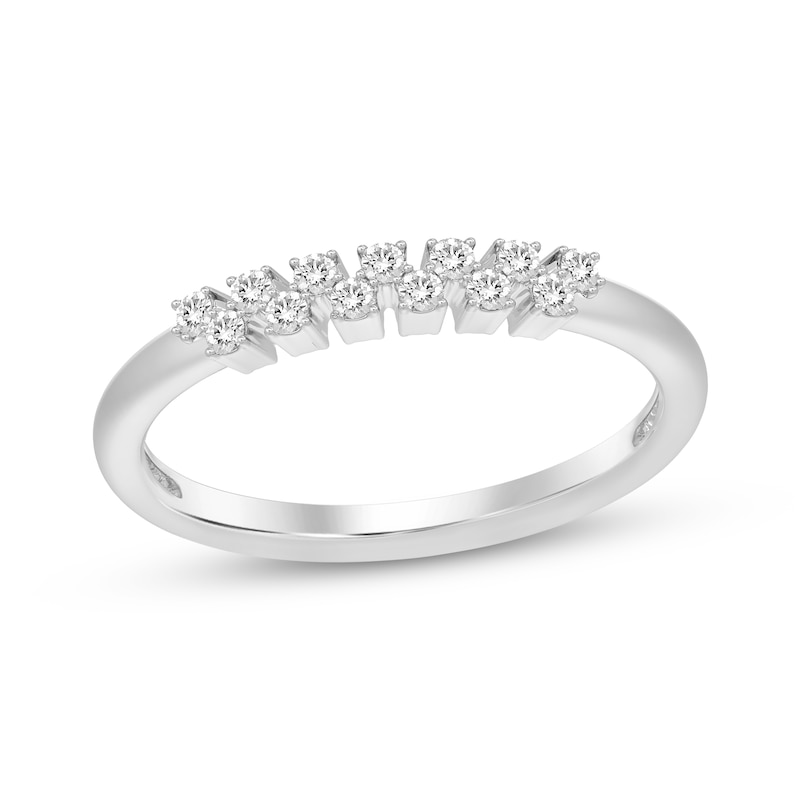 Main Image 1 of Diamond Stackable Ring 1/6 ct tw 10K White Gold