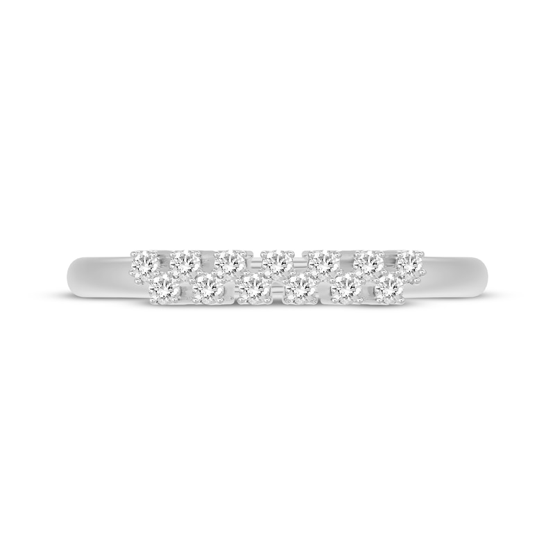 Main Image 3 of Diamond Stackable Ring 1/6 ct tw 10K White Gold