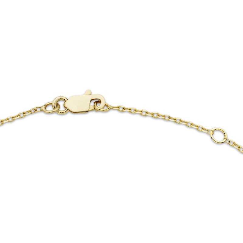 Infinity Heart Necklace 10K Two-Tone Gold 18