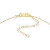 Thumbnail Image 2 of Layered "Mom" Heart Necklace 14K Yellow Gold 18"