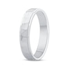 Thumbnail Image 2 of Adore Hammered Wedding Band 10K White Gold 4.4mm