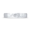 Thumbnail Image 3 of Adore Hammered Wedding Band 10K White Gold 4.4mm