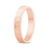 Thumbnail Image 2 of Adore Hammered Wedding Band 10K Rose Gold 4.4mm