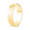 Thumbnail Image 2 of Adore Brushed Wedding Band 10K Yellow Gold 6mm