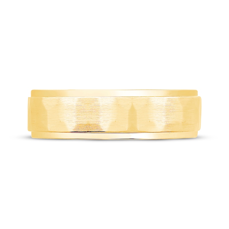 Main Image 3 of Adore Brushed Wedding Band 10K Yellow Gold 6mm