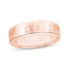 Thumbnail Image 1 of Adore Brushed Wedding Band 10K Rose Gold 6mm