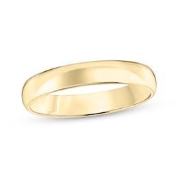 Adore Domed Wedding Band 18K Yellow Gold 4mm