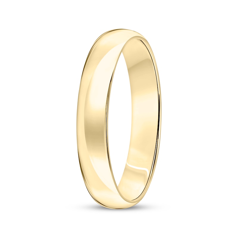 Main Image 2 of Adore Domed Wedding Band 18K Yellow Gold 4mm