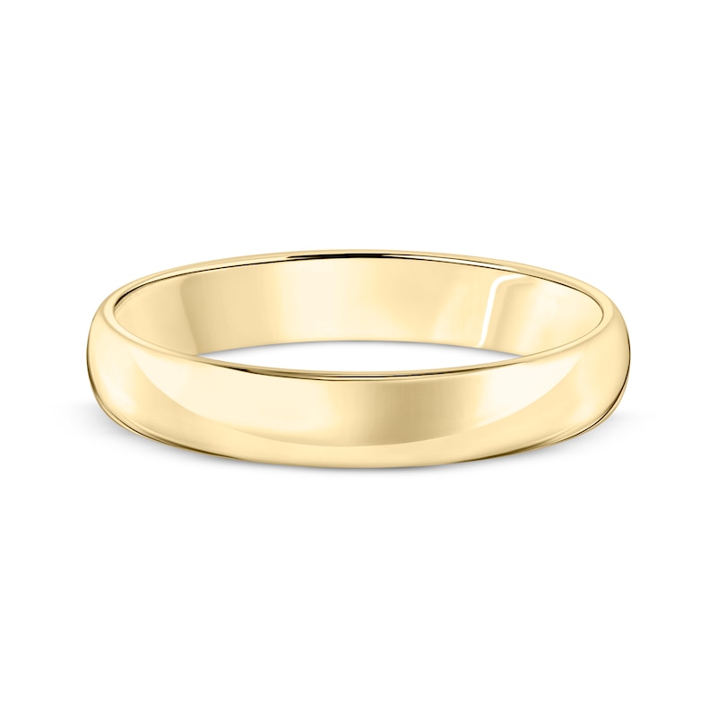 Main Image 3 of Adore Domed Wedding Band 18K Yellow Gold 4mm