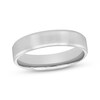 Thumbnail Image 1 of Beveled Edge Wedding Band 14K White Gold 5mm