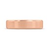 Thumbnail Image 3 of Adore Beveled Edge Wedding Band 14K Rose Gold 5mm