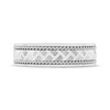 Thumbnail Image 3 of Adore Patterned & Rope-Edged Wedding Band 10K White Gold 6mm