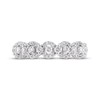 Thumbnail Image 3 of Diamond Scalloped Fashion Ring 1/2 ct tw 14K White Gold
