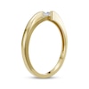 Thumbnail Image 2 of Diamond Bypass Three-Stone Promise Ring 1/8 ct tw 10K Yellow Gold