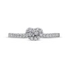 Thumbnail Image 3 of Diamond Knot Ring 1/5 ct tw 10K White Gold