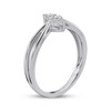 Thumbnail Image 2 of Multi-Diamond Marquise-Shaped Ring 1/6 ct tw 10K White Gold