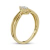 Thumbnail Image 2 of Multi-Diamond Marquise-Shaped Ring 1/6 ct tw 10K Yellow Gold