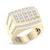 Thumbnail Image 2 of Men's Lab-Grown Diamond Five-Row Ring 2-1/2 ct tw 10K Yellow Gold