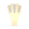 Thumbnail Image 3 of Men's Lab-Grown Diamond Five-Row Ring 2-1/2 ct tw 10K Yellow Gold