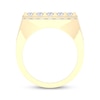 Thumbnail Image 4 of Men's Lab-Grown Diamond Five-Row Ring 2-1/2 ct tw 10K Yellow Gold