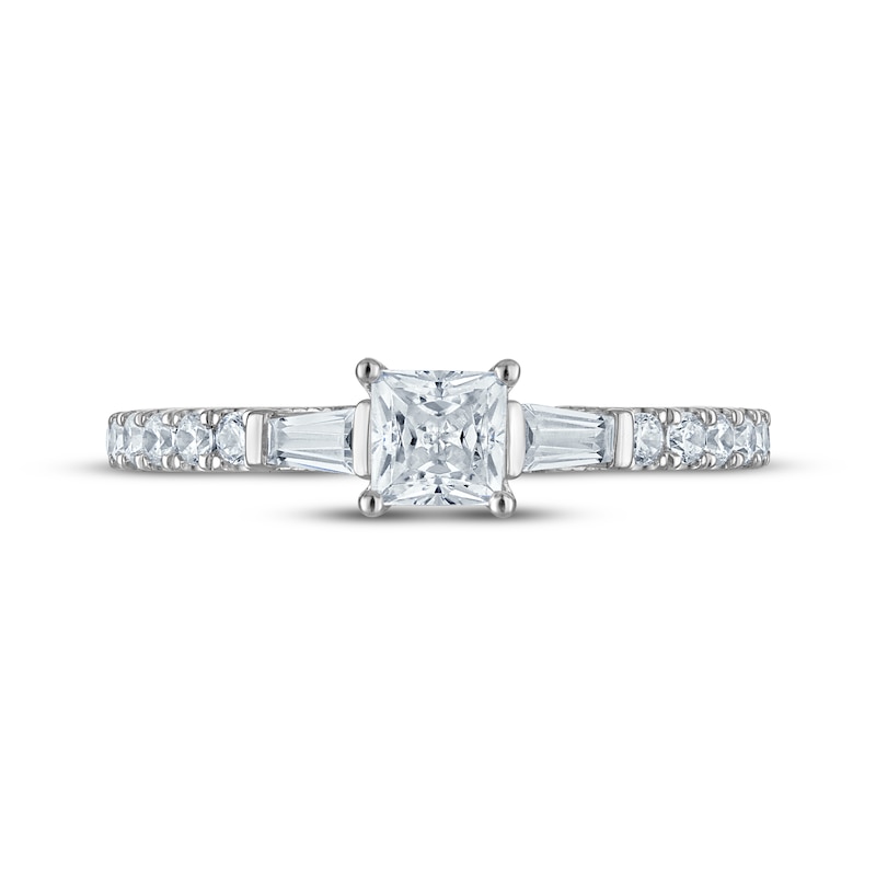 Main Image 3 of Adore Princess-Cut Diamond Engagement Ring 7/8 ct tw 14K White Gold