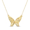 Thumbnail Image 1 of Butterfly Necklace 14K Yellow Gold 18"