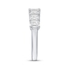 Thumbnail Image 3 of Adore Lab-Grown Diamonds Emerald-Cut Seven-Stone Anniversary Ring 2 ct tw 10K White Gold