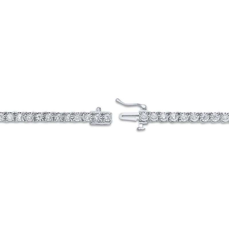 Main Image 3 of KAY Lab-Grown Diamonds Tennis Bracelet 2 ct tw Sterling Silver 7"
