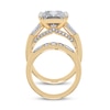 Thumbnail Image 3 of Adore Lab-Grown Diamonds Radiant-Cut Bridal Set 9-1/4 ct tw 14K Yellow Gold