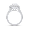 Thumbnail Image 3 of Adore Lab-Grown Diamonds Oval-Cut Double Halo Engagement Ring 5 ct tw 14K White Gold